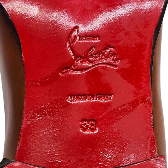 Christian Louboutin Antonio Chelsea Leather Boots - Brown - EU 39 / US 6 $1350 main image 12